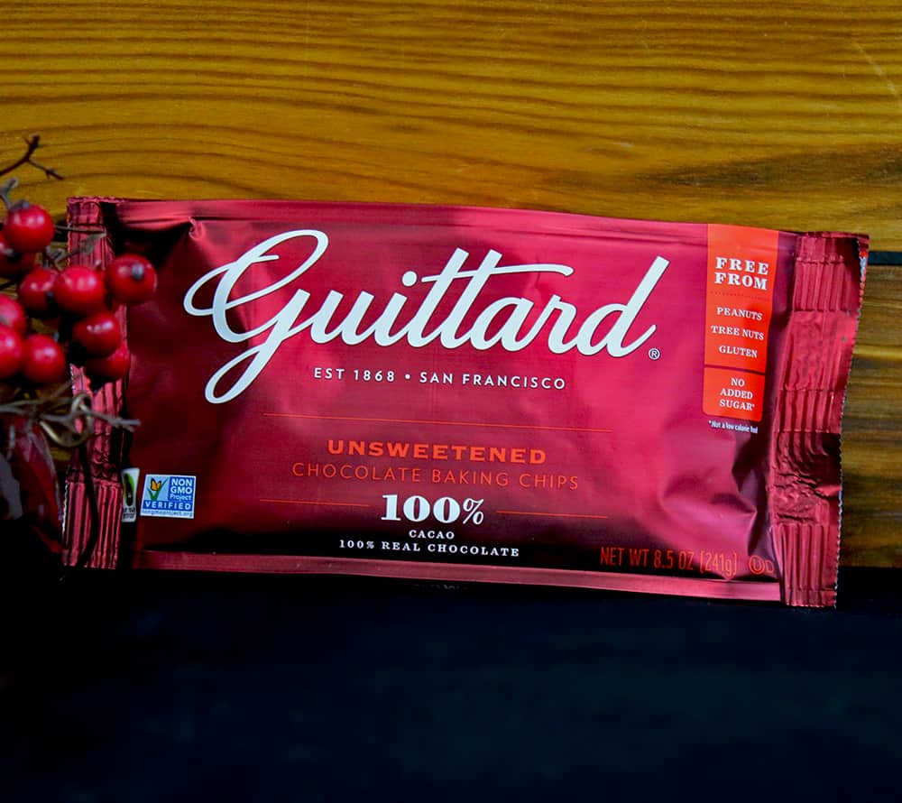 Chocolate Chips (Vegan) Unsweetened 100% Kakao von Guittard