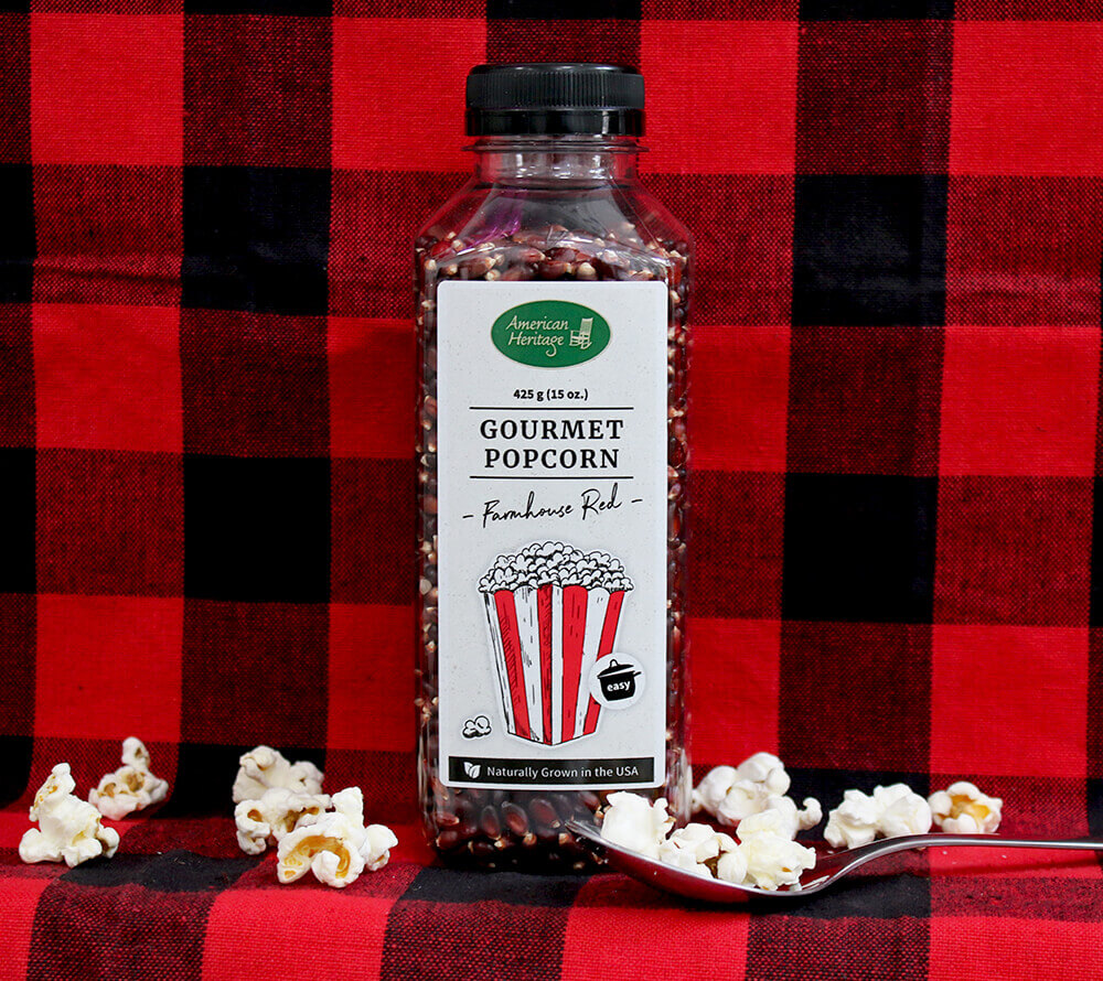 American Heritage Farmhouse Red Gourmet Popcorn