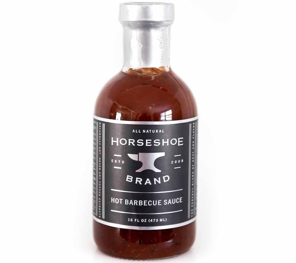 Vegane Grillsauce Hot Barbecue Sauce von Horseshoe Brand
