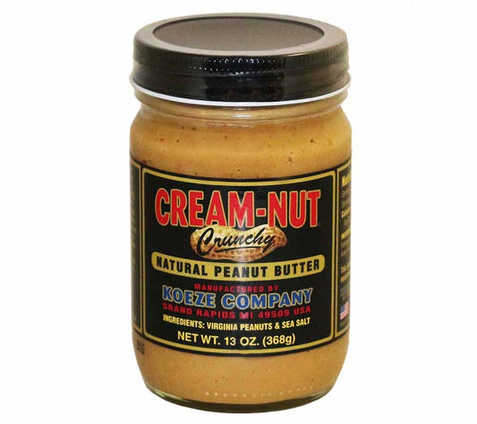 Vegane Erdnussbutter - Crunchy Peanut Butter von Koeze