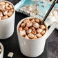 Vegane Mini Marshmallows von Dandies in einer heißen Schokolade