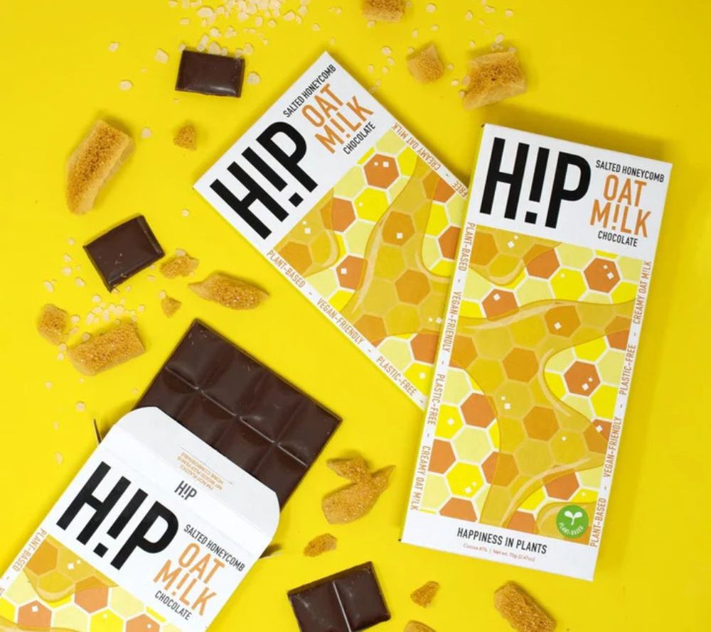 Vegane Schokolade Honeycomb von H!P Oat Milk Chocolate