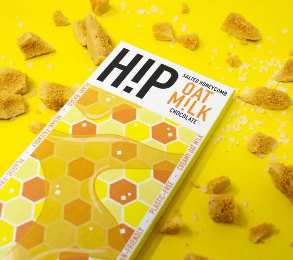 Vegane Schokolade Honeycomb von H!P Oat Milk Chocolate